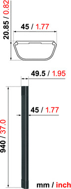 Listwa maskujca CABLE 4