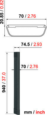 Listwa maskujca CABLE 8