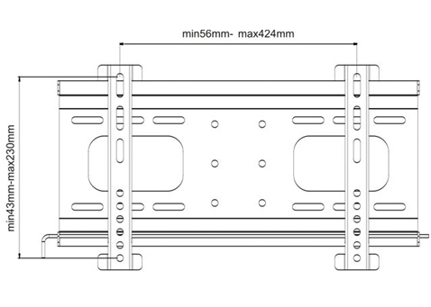 Wieszak TV LC-U3S 37C