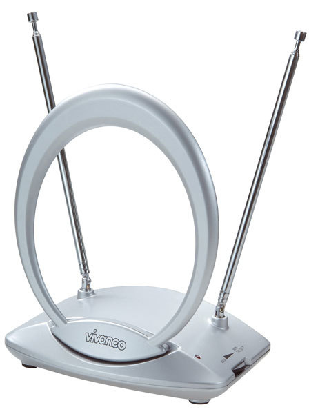 Pokojowa antena analogowo-cyfrowa 40dB TVA 301 Vivanco - Anteny DVB-T