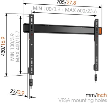 Uchwyt do TV W50080 Vogels - Uchwyty ścienne TV