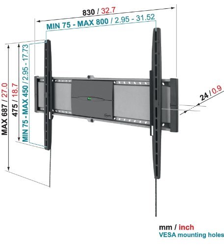 Uchwyt Vogels EFW8305 - Uchwyty cienne TV