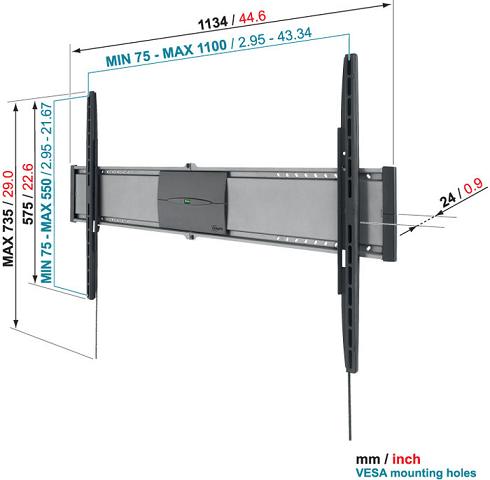 Uchwyt Vogels EFW8405 - Uchwyty cienne TV